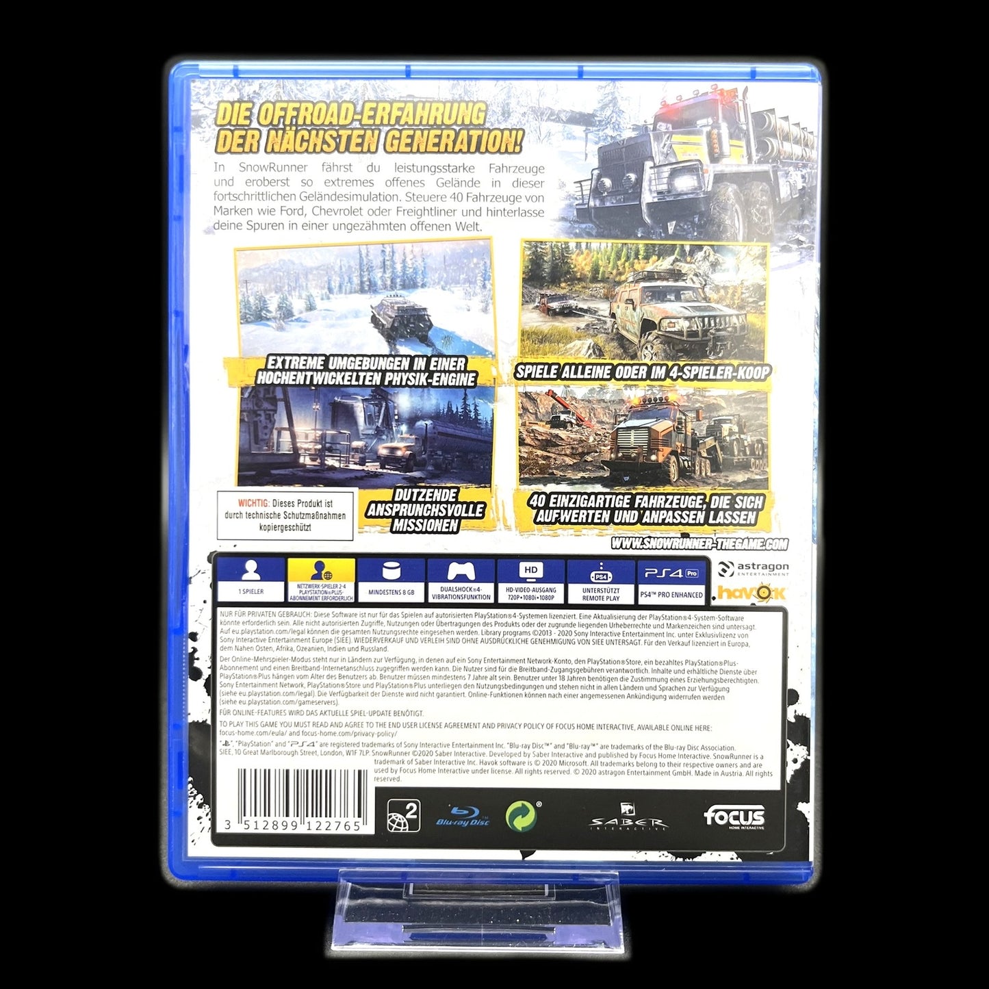 SnowRunner - Playstation 4 - Complete in Box - PAL - deutsch - Gebraucht