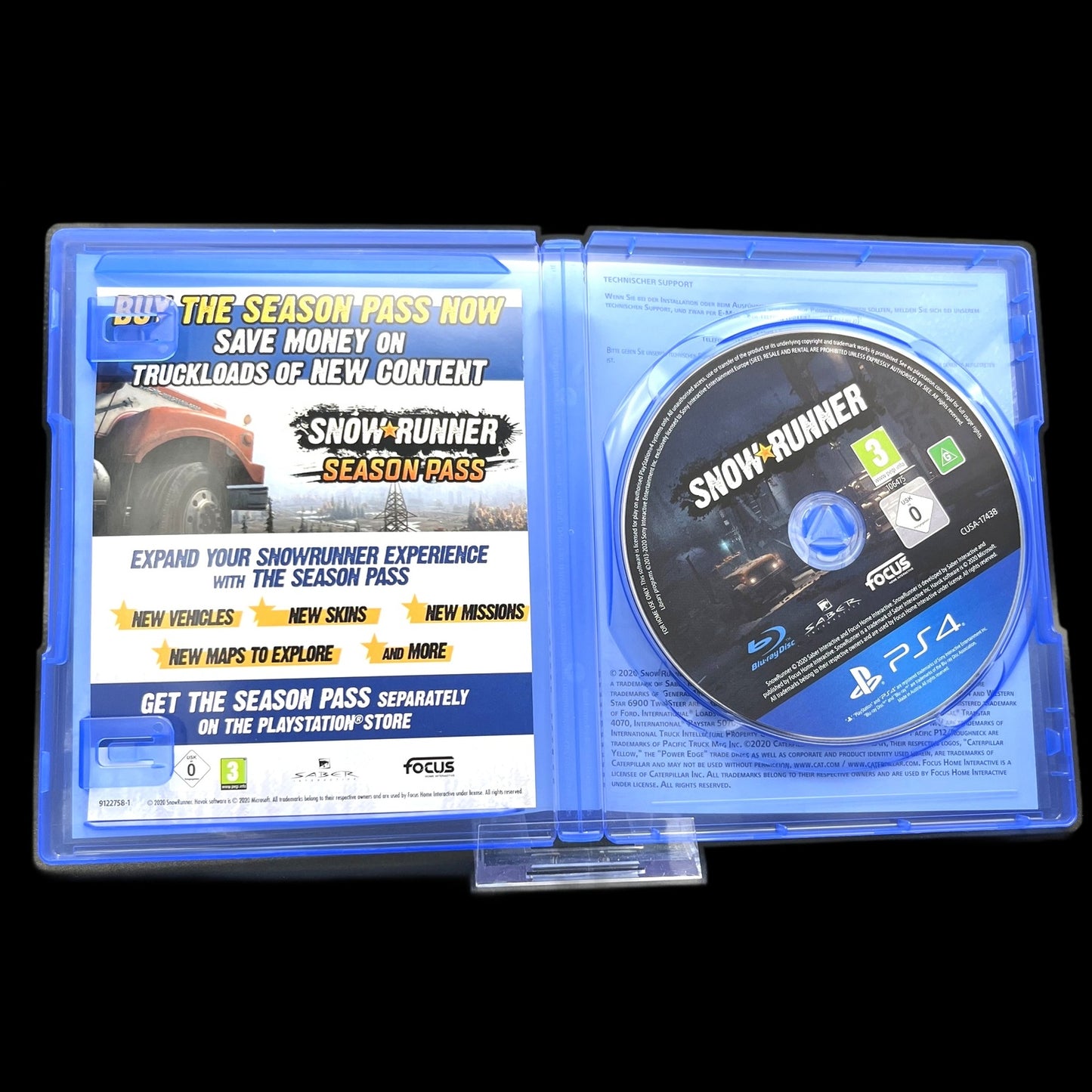 SnowRunner - Playstation 4 - Complete in Box - PAL - deutsch - Gebraucht