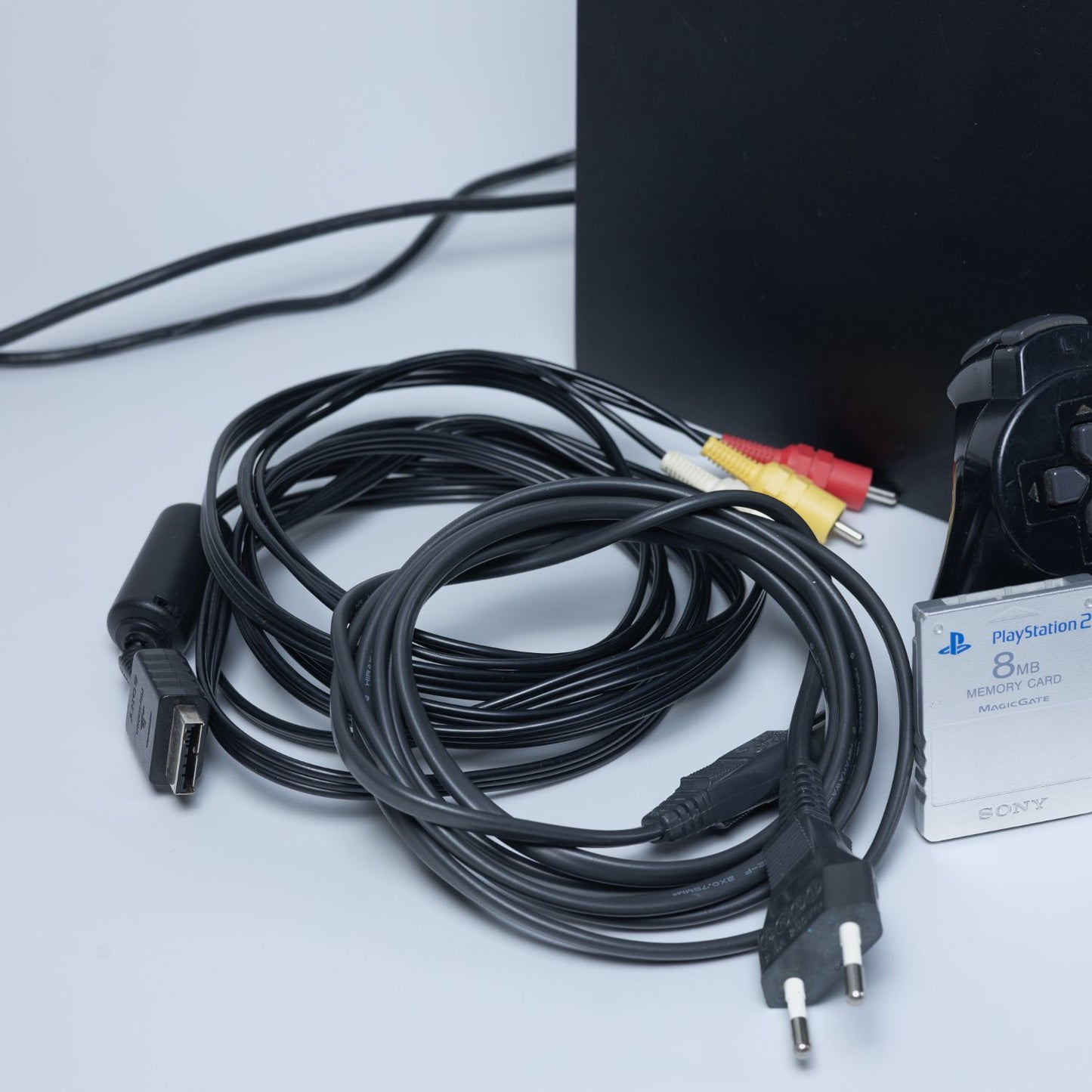 Sony Playstation 2 - PS2 PAL + 2 Original Controller & Memory Card - Top Zustand
