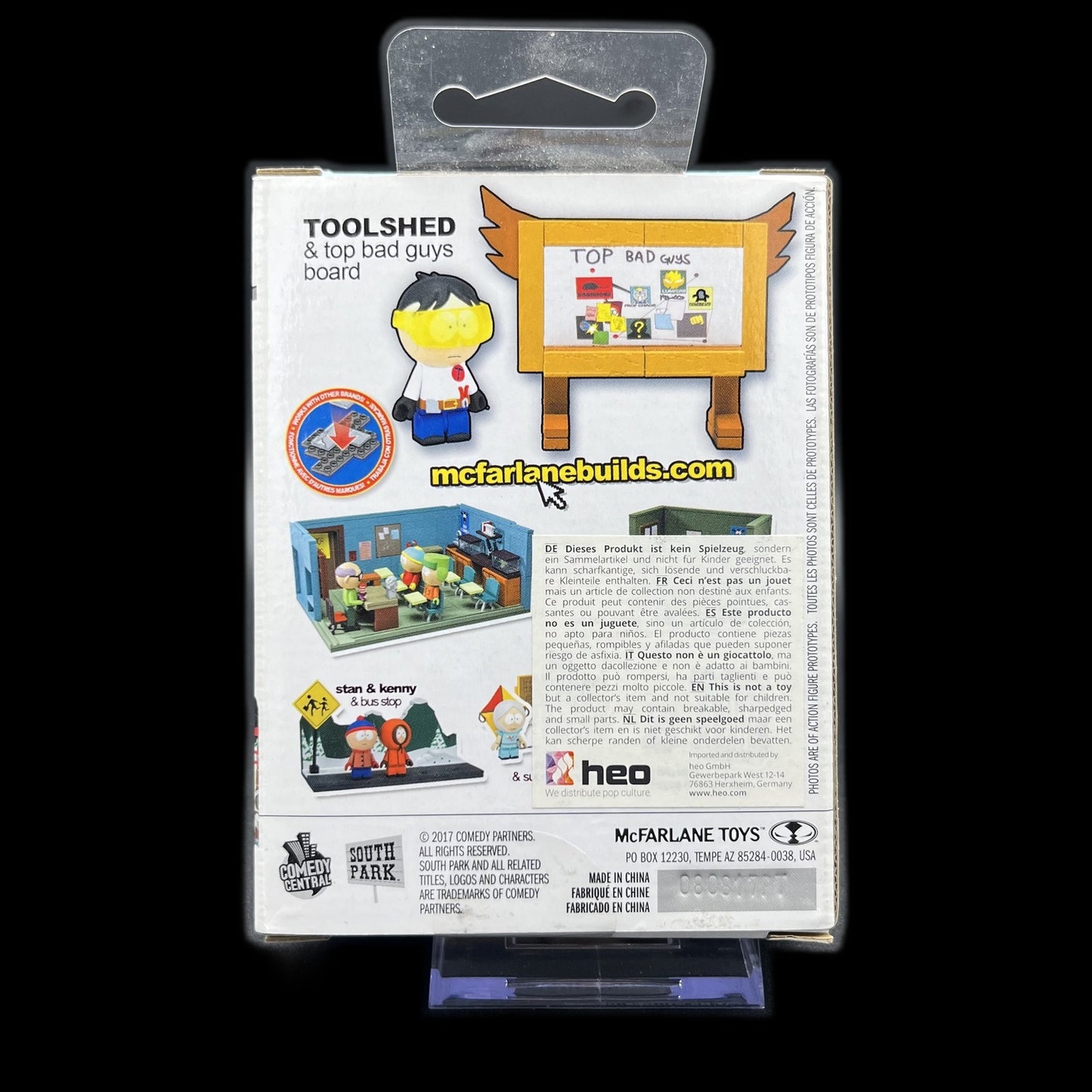 South Park Toolshed - Set - McFarlane - Bausatz, 44 Teile, OVP - Neu