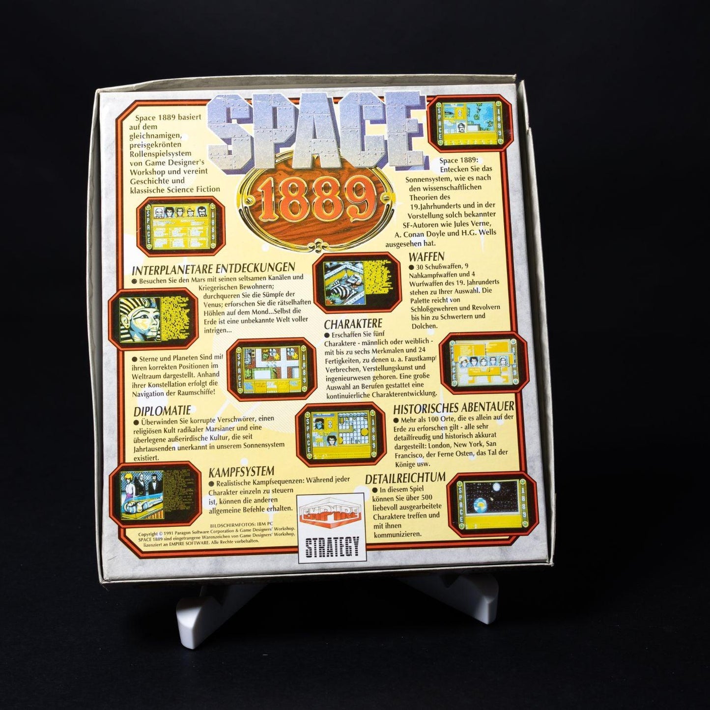 Space 1889 - PC IBM / MS-DOS - Big Box CiB Komplett - Zust. Sehr Gut