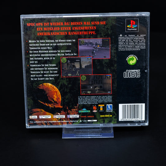 Spec Ops Ranger Elite - Playstation PS1 - PAL - Zustand Okay (Case beschädigt)