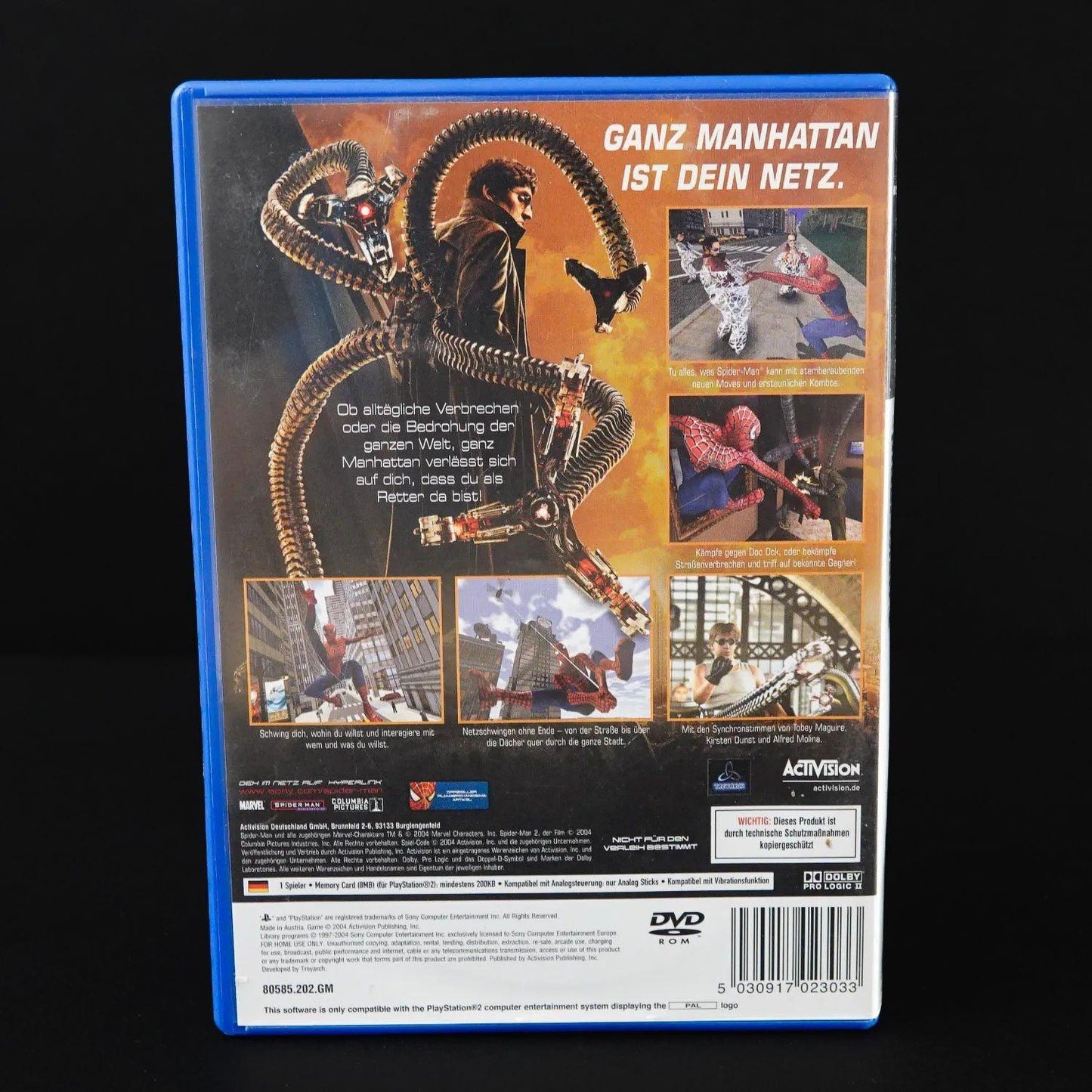 spider-man-2-playstation-2-ps2-spiel-cib-pal-deutsch-gebraucht-6 - Utopia Collectibles