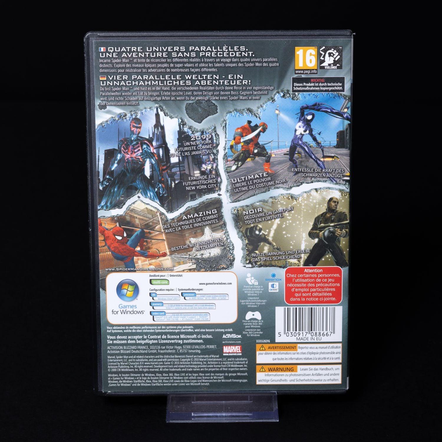 spider-man-dimensions-pc-cd-rom-spiel-mit-anleitung-zustand-sehr-gut-2 - Utopia Collectibles