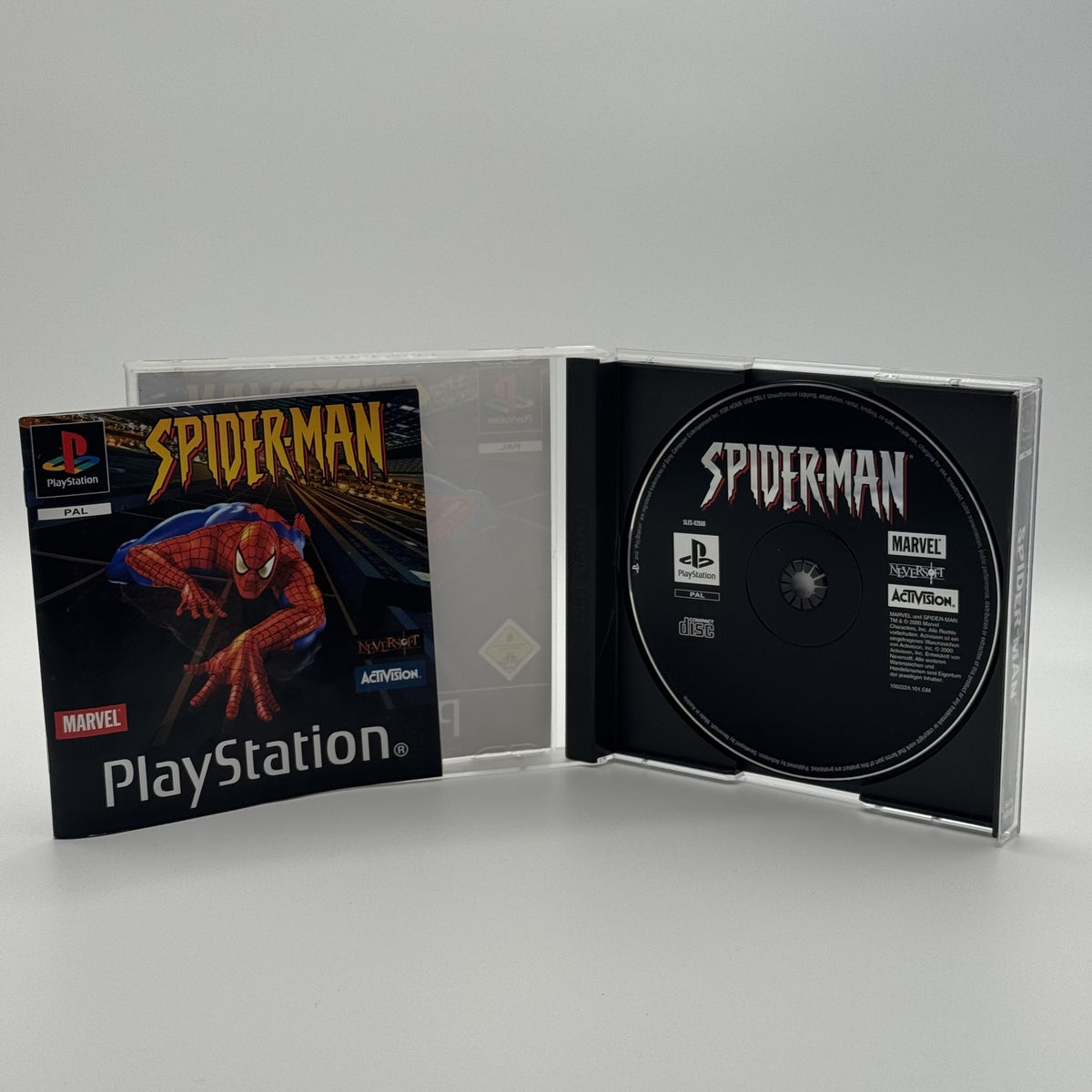 Spider-Man - Playstation PS1 Spiel - CiB - PAL - Deutsch - Zustand Sehr Gut