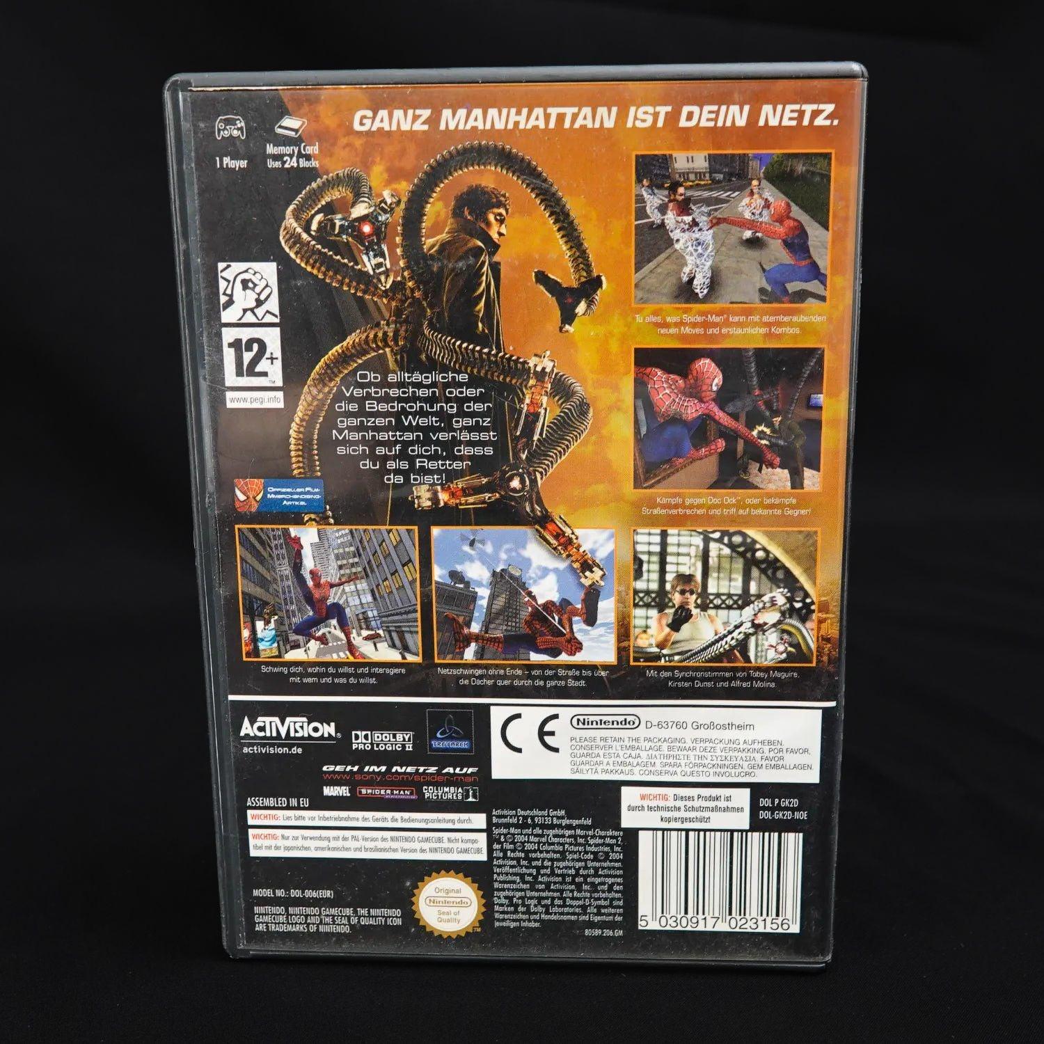 spiderman-2-nintendo-gamecube-spiel-cib-pal-deutsch-gebraucht-4 - Utopia Collectibles