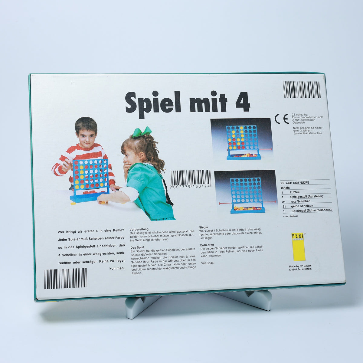 Spiel mit 4 - Legespiel für 2 Spieler von Peri Spiele - Unbespielt & Vollständig