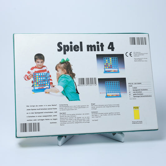 Spiel mit 4 - Legespiel für 2 Spieler von Peri Spiele - Unbespielt & Vollständig