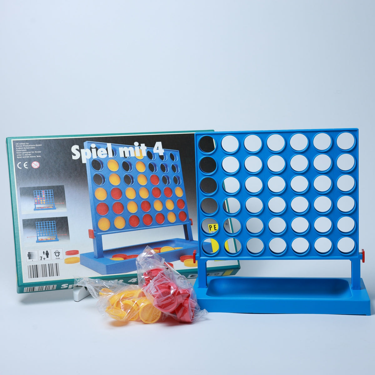Spiel mit 4 - Legespiel für 2 Spieler von Peri Spiele - Unbespielt & Vollständig