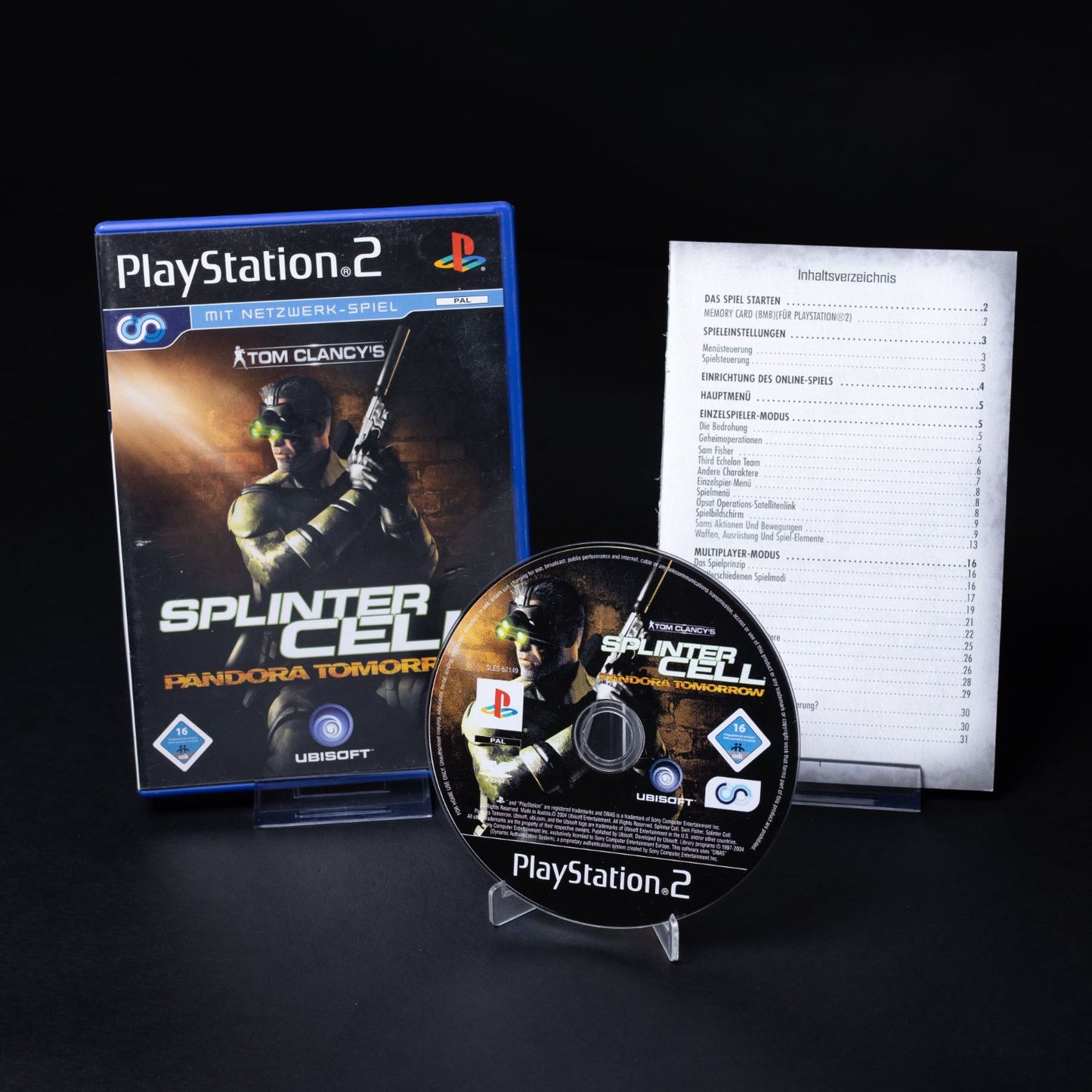 Splinter Cell Pandora Tomorrow - Playstation 2 PS2 - CiB - PAL Deutsch Gebraucht