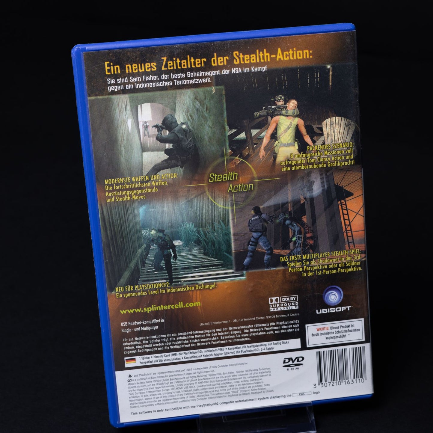 Splinter Cell Pandora Tomorrow - Playstation 2 PS2 - CiB - PAL Deutsch Gebraucht