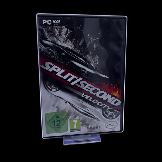 Split/Second Velocity - PC - Complete in Box - PAL - deutsch - Gebraucht