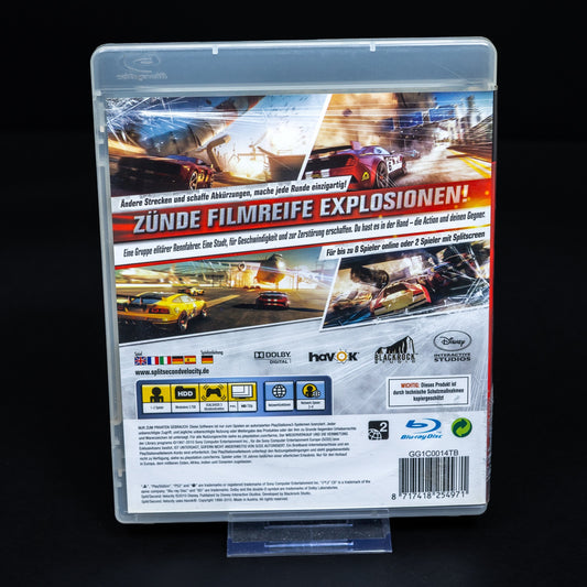 Split/Second Velocity - Playstation 3 PS3 PAL Spiel - CiB - Zustand Sehr Gut