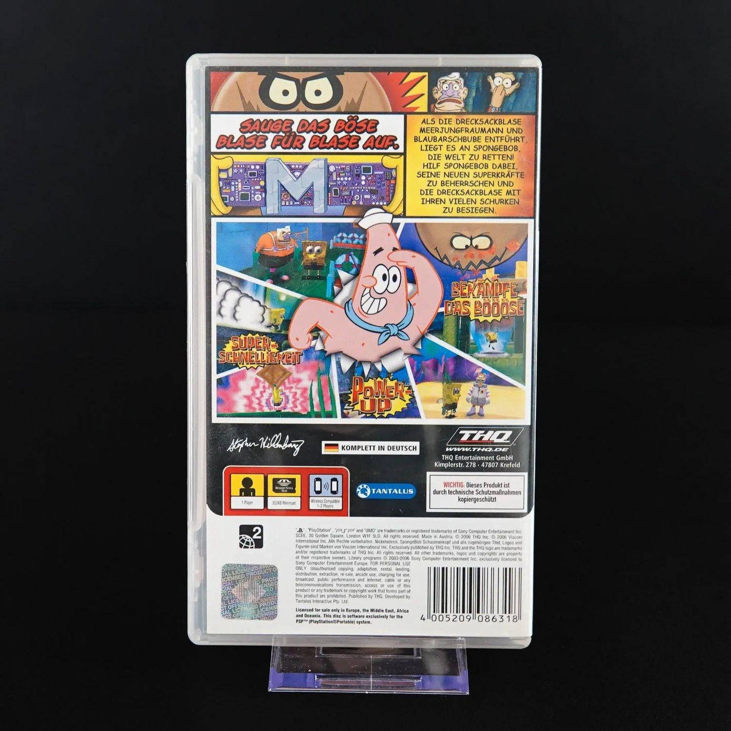 spongebob-schwammkopf-der-gelbe-raecher-psp-playstation-portable-mit-anleitung-5 - Utopia Collectibles