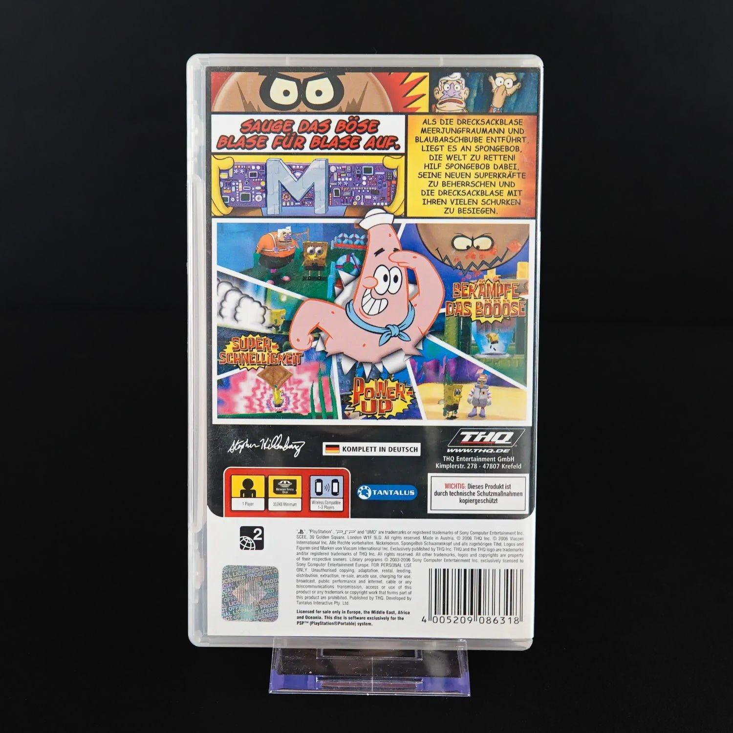 spongebob-schwammkopf-der-gelbe-raecher-psp-playstation-portable-mit-anleitung-5 - Utopia Collectibles