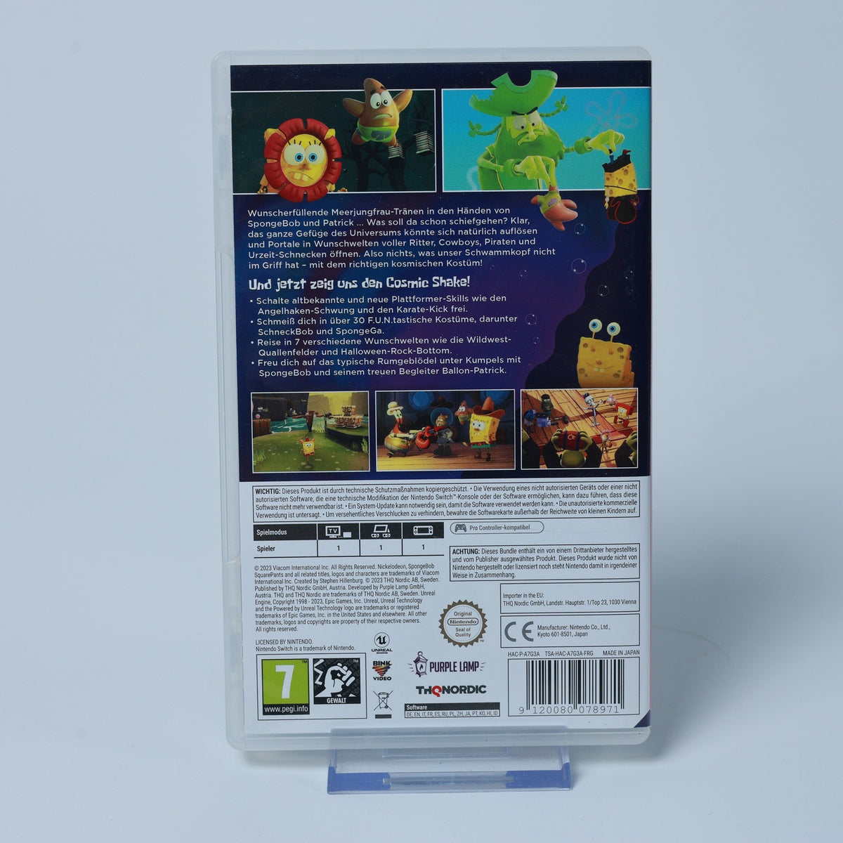 SpongeBob Schwammkopf - The Cosmic Shake - Nintendo Switch - Zustand Sehr Gut