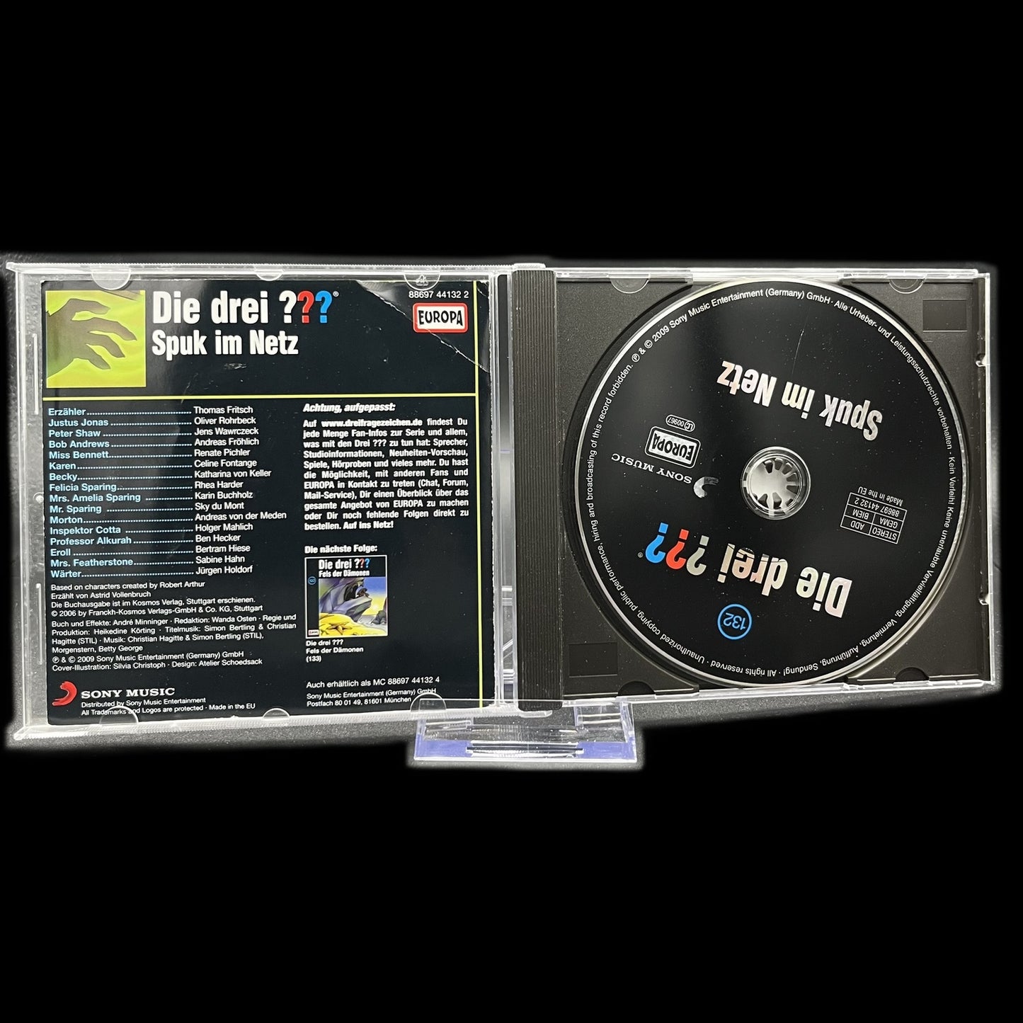 Spuk im Netz - Robert Arthur / Astrid Vollenbruch - Hörspiel - CD - Gebraucht