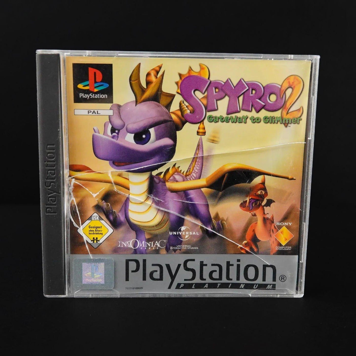 spyro-2-gateway-to-glimmer-playsation-ps1-platinum-cib-deutsch-gebraucht-1 - Utopia Collectibles