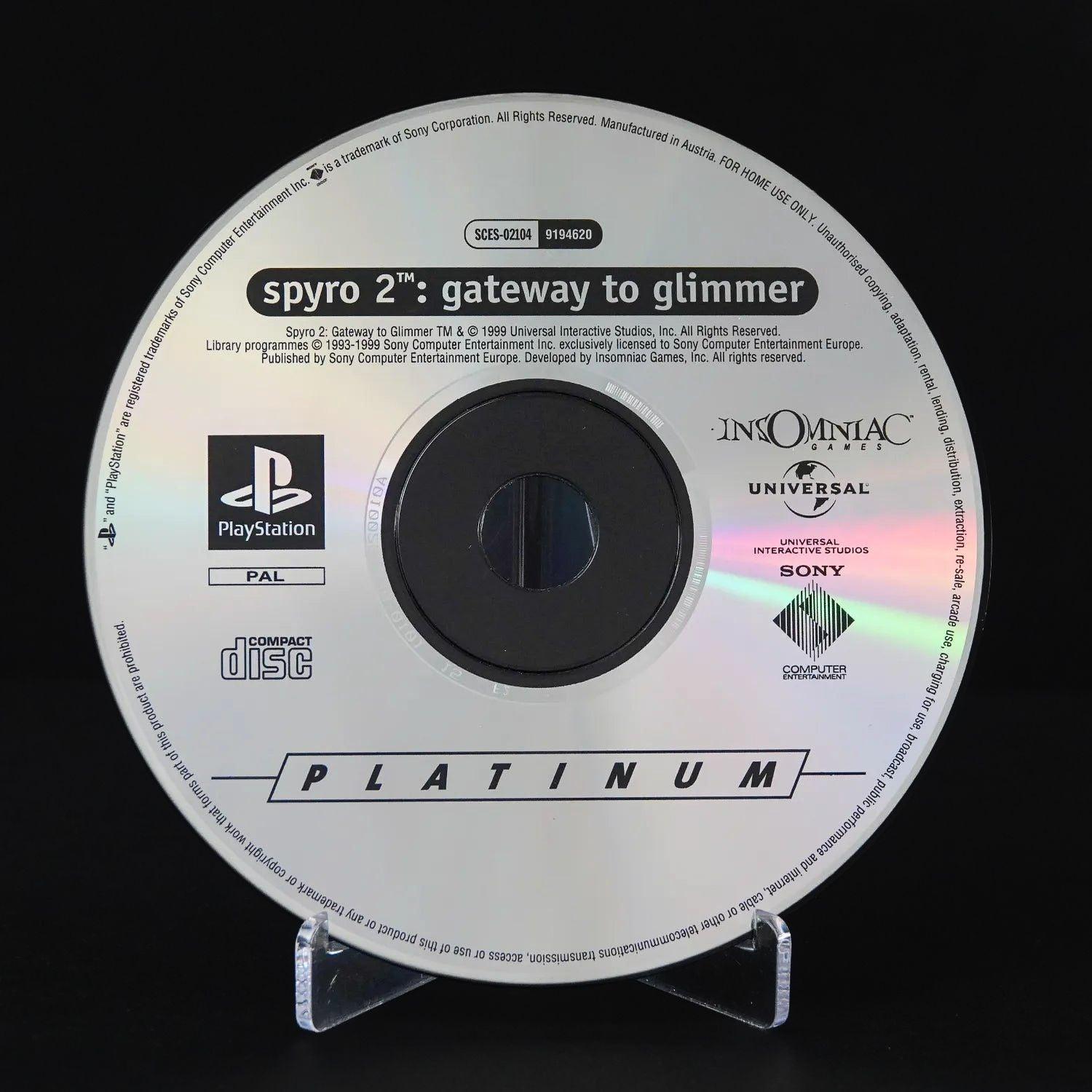 spyro-2-gateway-to-glimmer-playsation-ps1-platinum-cib-deutsch-gebraucht-8 - Utopia Collectibles