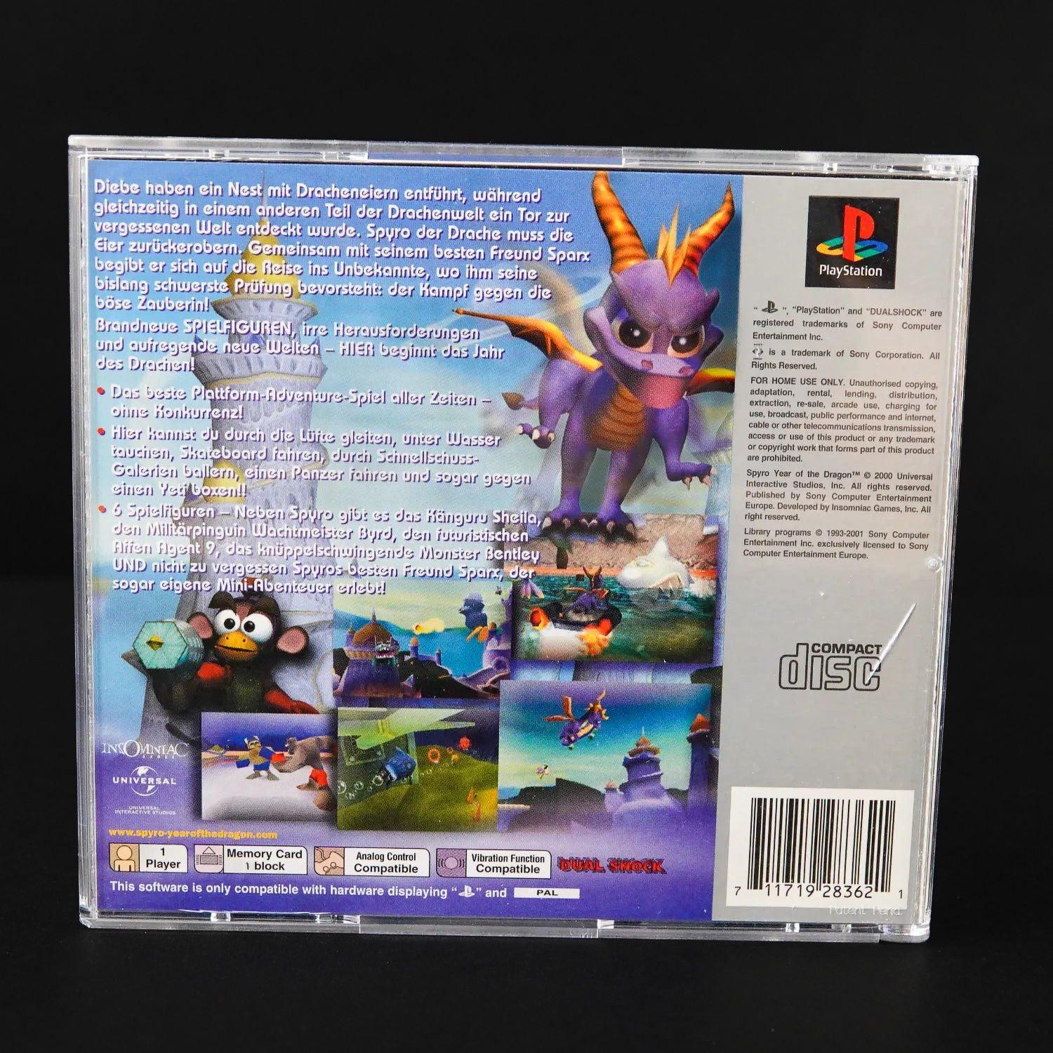spyro-year-of-the-dragon-playsation-1-ps1-platinum-cib-deutsch-gebraucht-4 - Utopia Collectibles