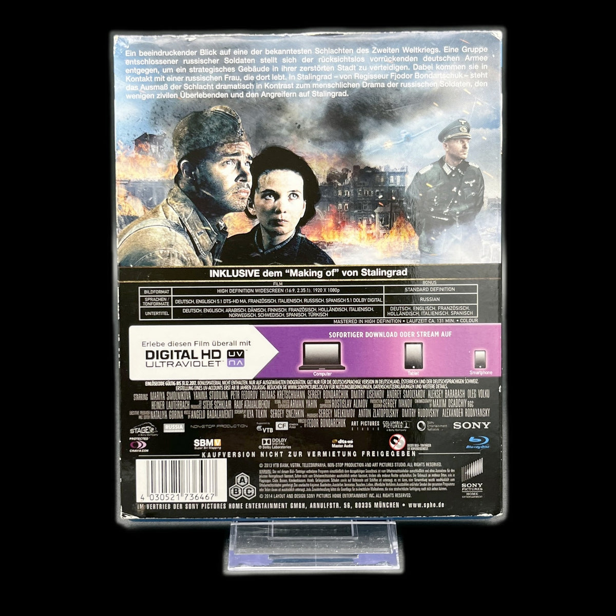 Stalingrad - Bondarchuk - Kriegsfilm - Inkl. Making of - Blu-Ray - Gebraucht