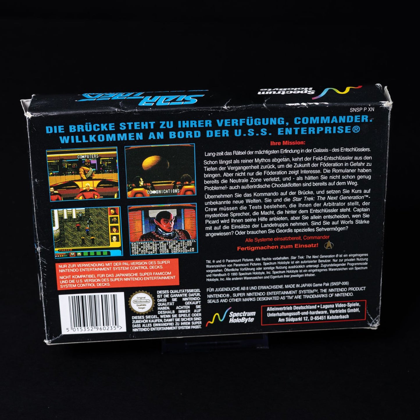 Star Trek The Next Generation - Super Nintendo SNES - In OVP - PAL/DE
