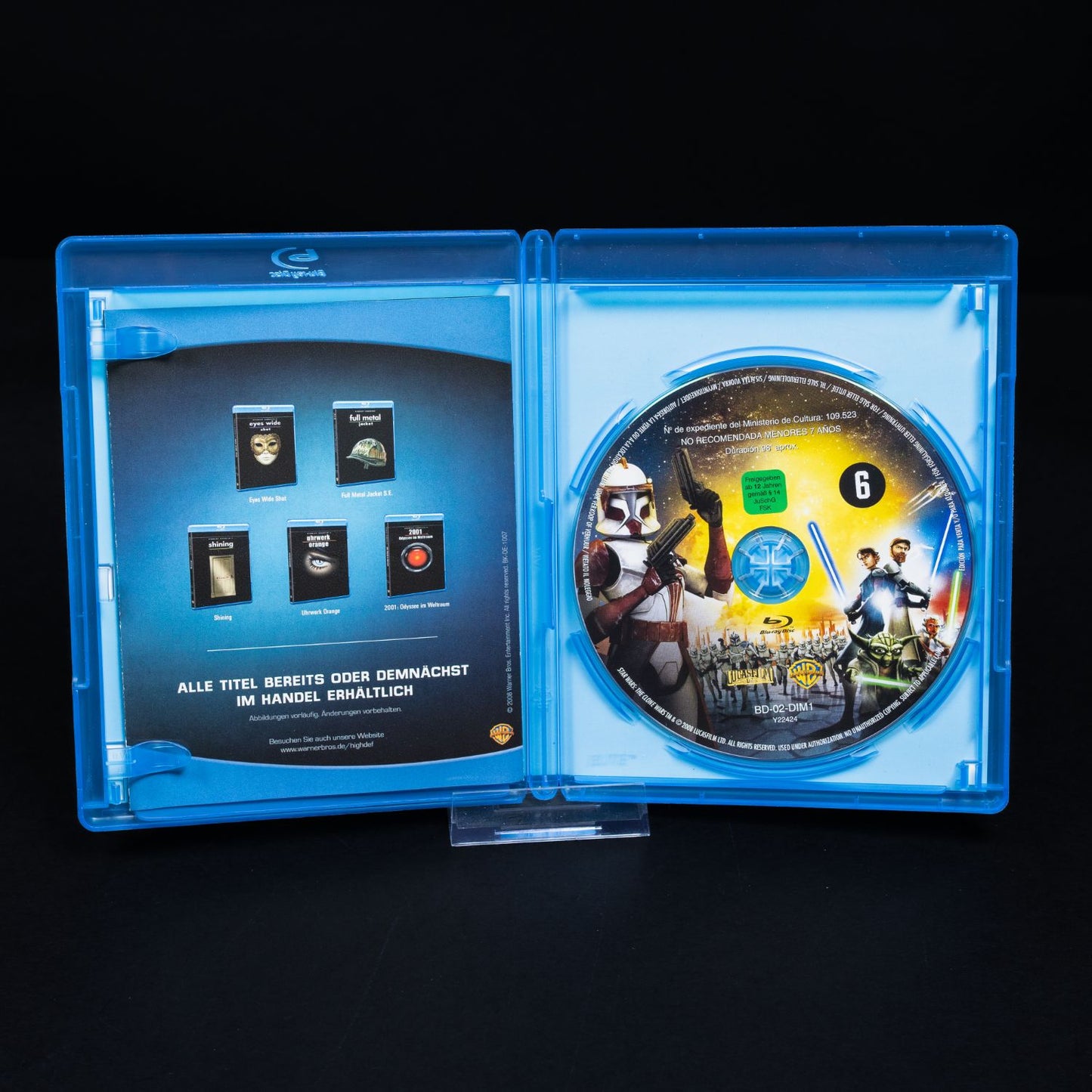 Star Wars Clone Wars - Spielfilm zur Serie - Blu-Ray - Zustand sehr gut