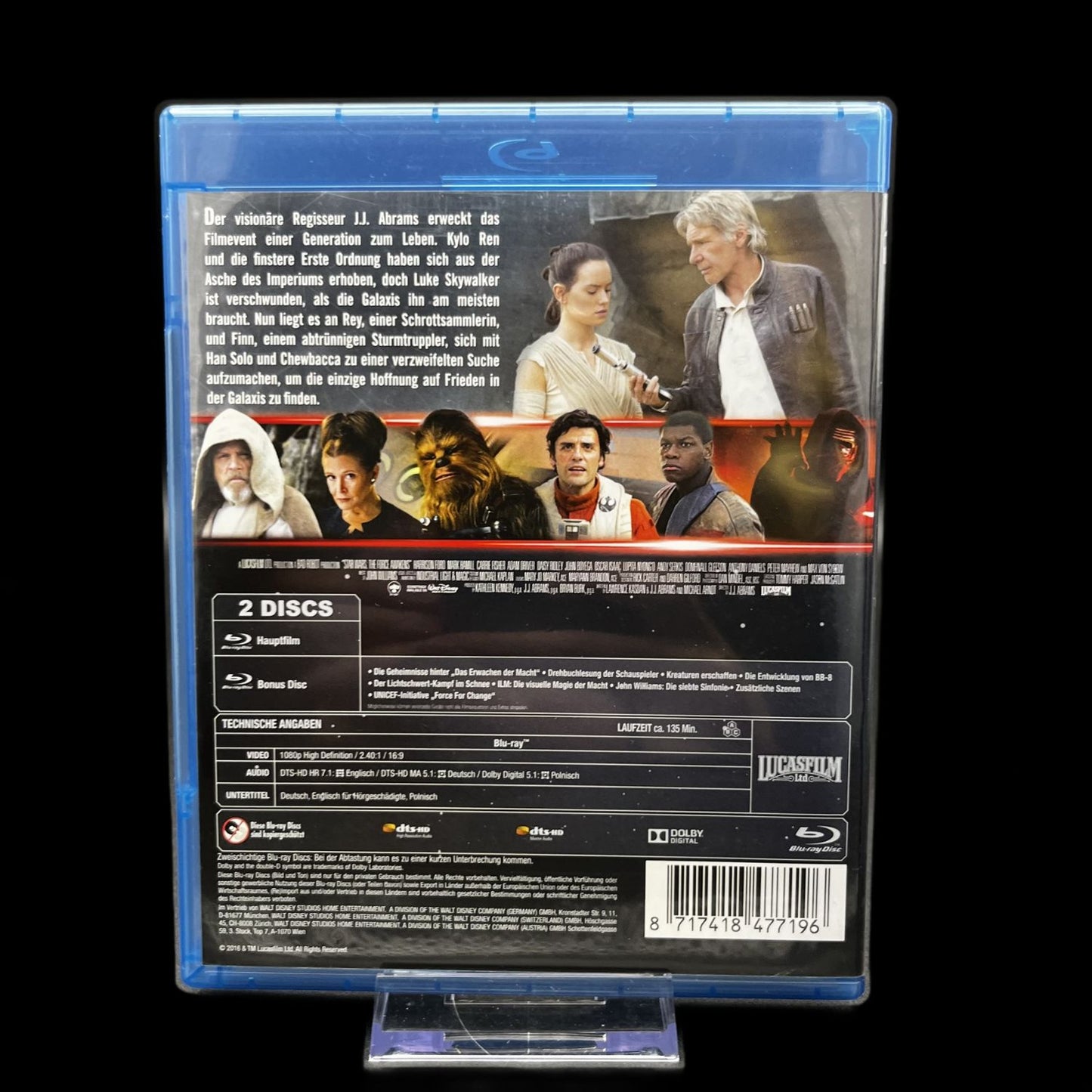Star Wars - Das Erwachen der Macht - Blu-Ray - Sehr guter Zustand