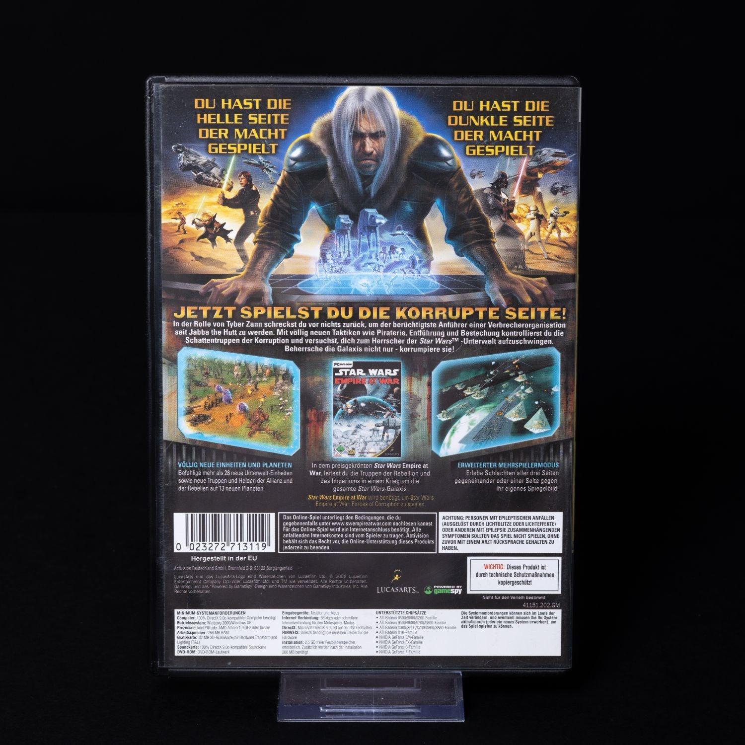 star-wars-empire-at-war-forces-of-curruption-pc-dvd-rom-cib-zustand-gut-2 - Utopia Collectibles