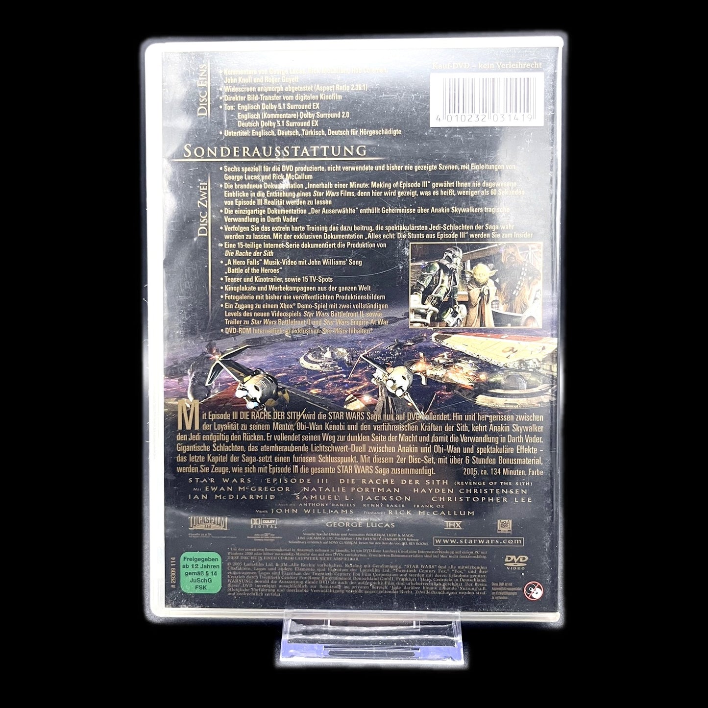 Star Wars Episode III - Die Rache der Sith - Star Wars - DVD - Film - Gebraucht