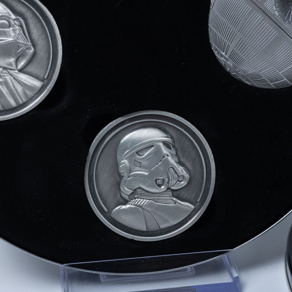 Star Wars: Rouge One Medaillen Set - Sammel-Münzen mit Box - 4 Stück