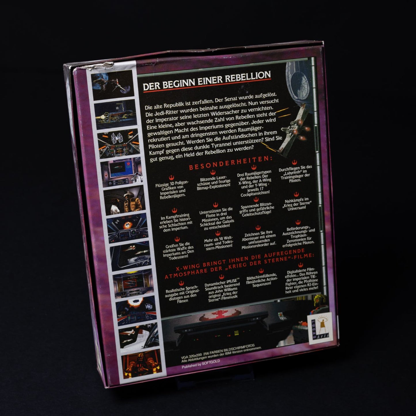 Star Wars: X-Wing - Space Combat Simulator - PC IBM / MS-DOS Spiel - Big Box CiB