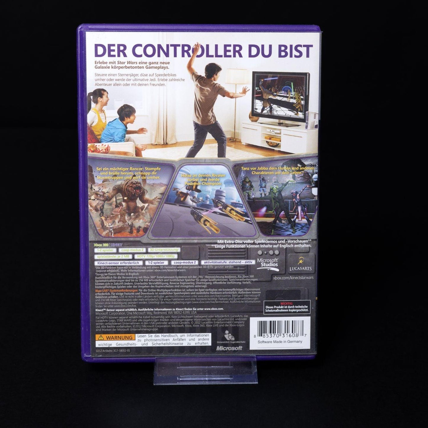 Star Wars - XBOX 360 Kinect Spiel - PAL - CiB - Zustand Gut
