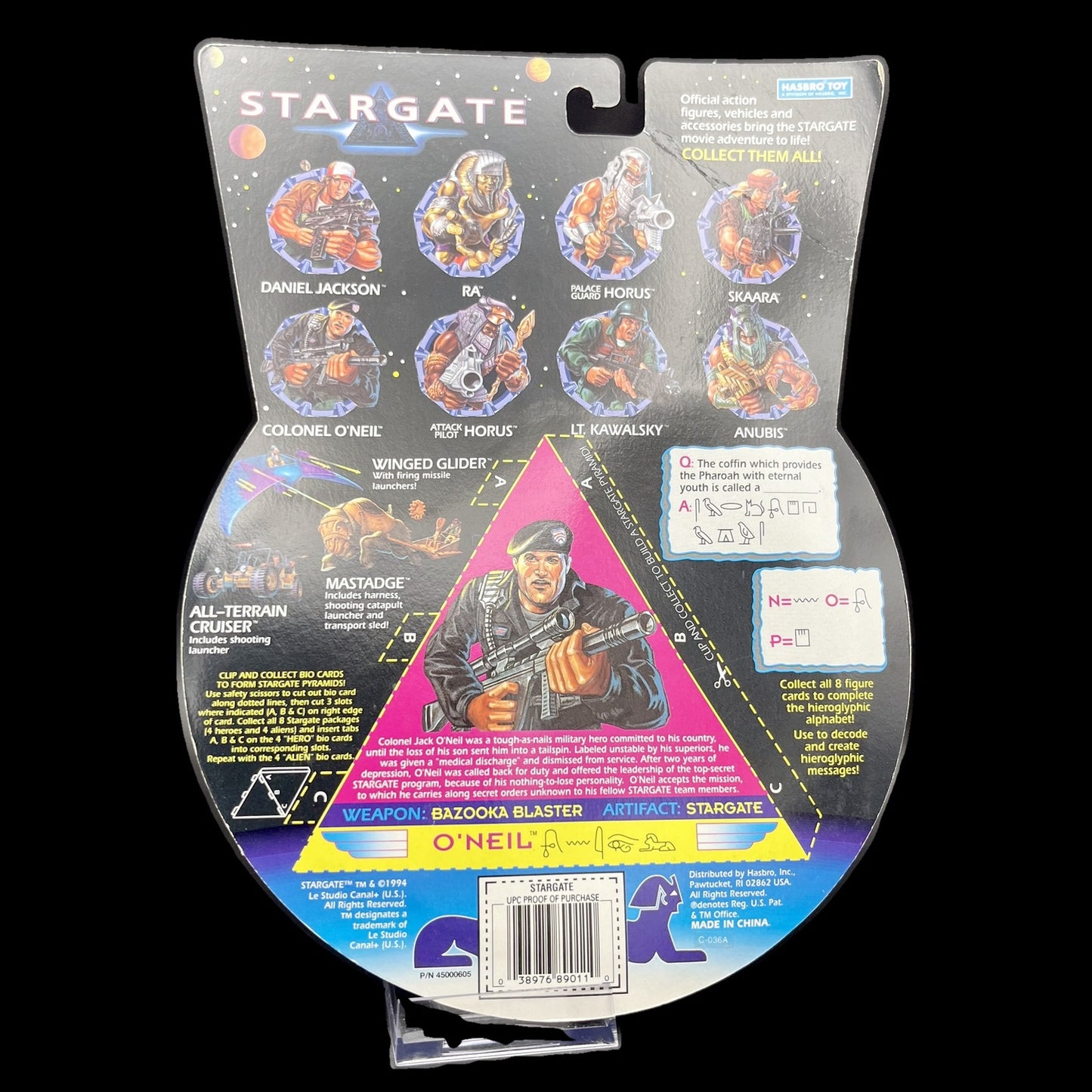 Stargate Col. O'Neil - Action-Figur - Hasbro - 10 cm - Originalverpackung - Neu