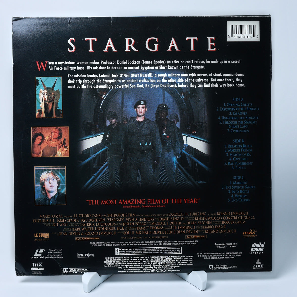 Stargate - 1994 - Widescreen Edition - Pioneer LaserDisc - Zustand Sehr Gut