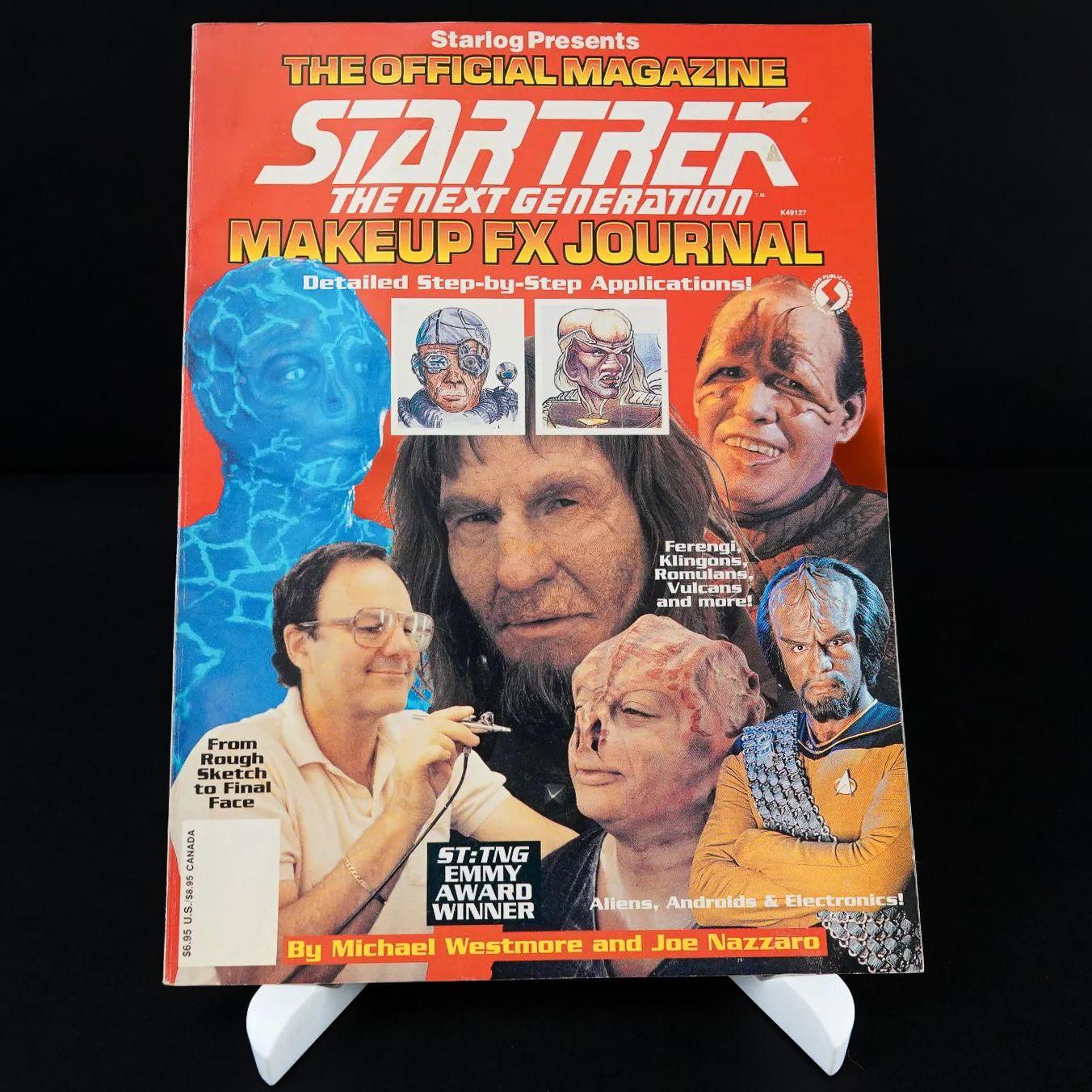 starlog-star-trek-the-next-generation-makeup-fx-journal-michael-westmore-1 - Utopia Collectibles