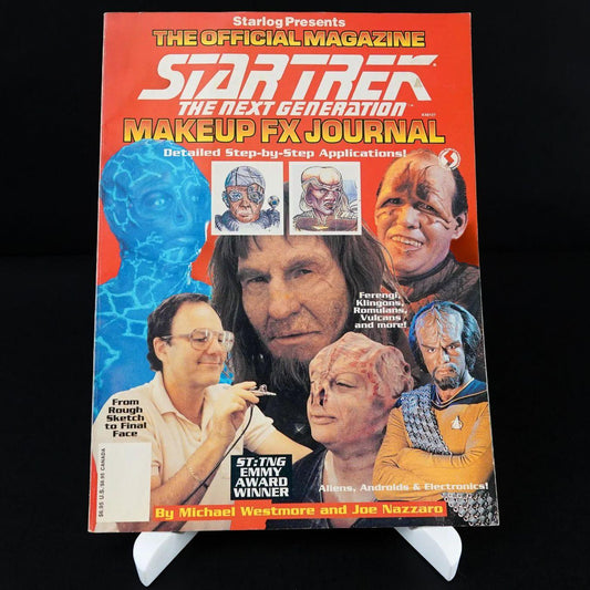 starlog-star-trek-the-next-generation-makeup-fx-journal-michael-westmore-1 - Utopia Collectibles