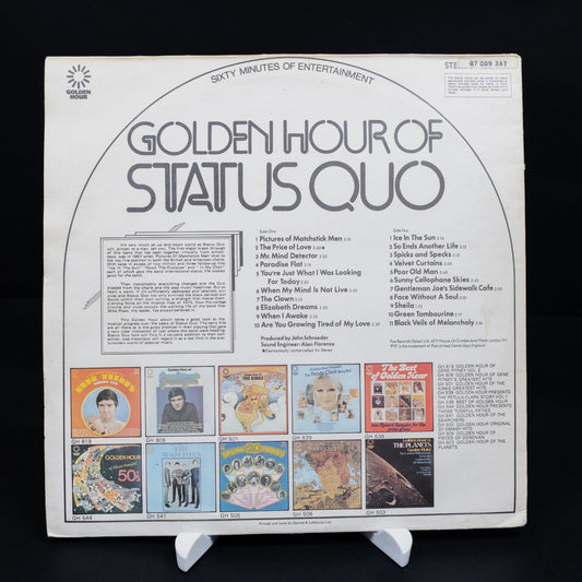 Status Quo – Golden Hour Of Status Quo - Vinyl LP Schallplatte - VG+ / VG+