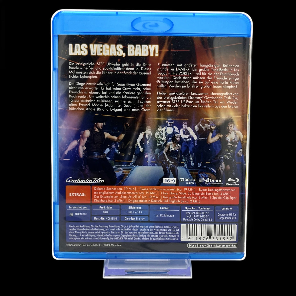 STEP UP ALL IN - Step Up - WendeCOVER - Deleted Scenes - Blu-Ray - Gebraucht
