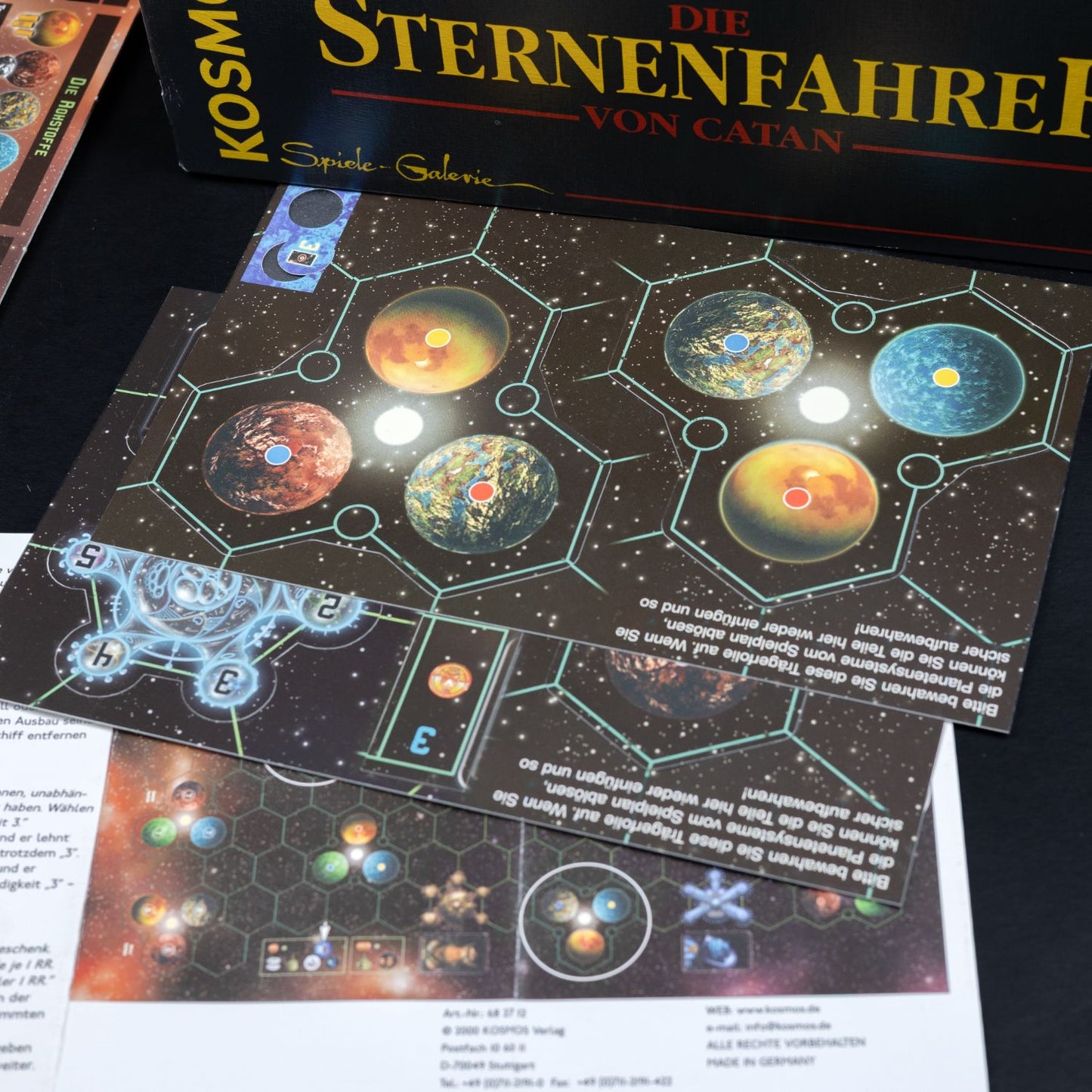 Sternenfahrer von Catan - Vollständig + Erweiterung - Zustand sehr gut