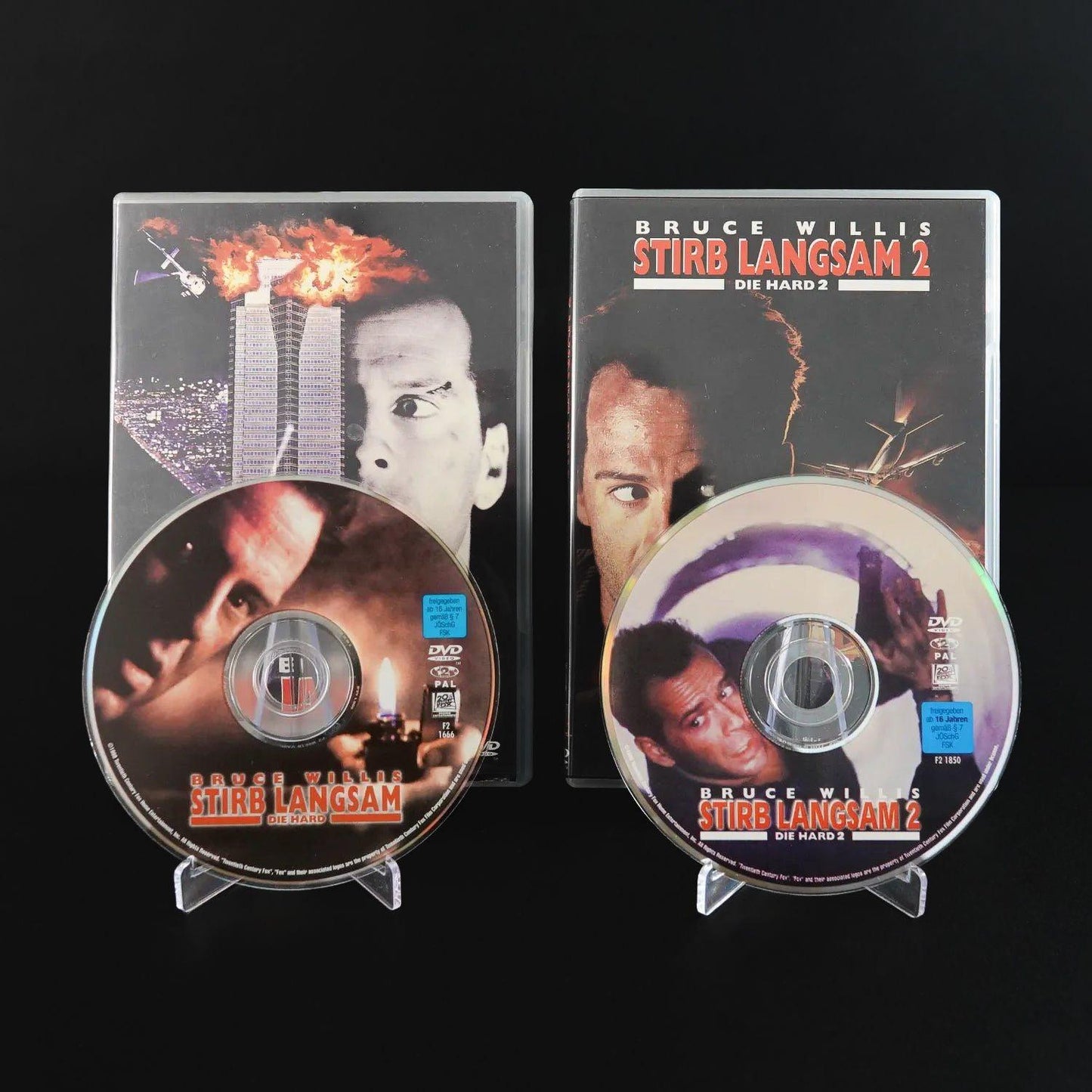 Stirb Langsam (Die Hard) 1+2 - DVD - Bruce WIllice Kult - PAL - Zustand Sehr Gut