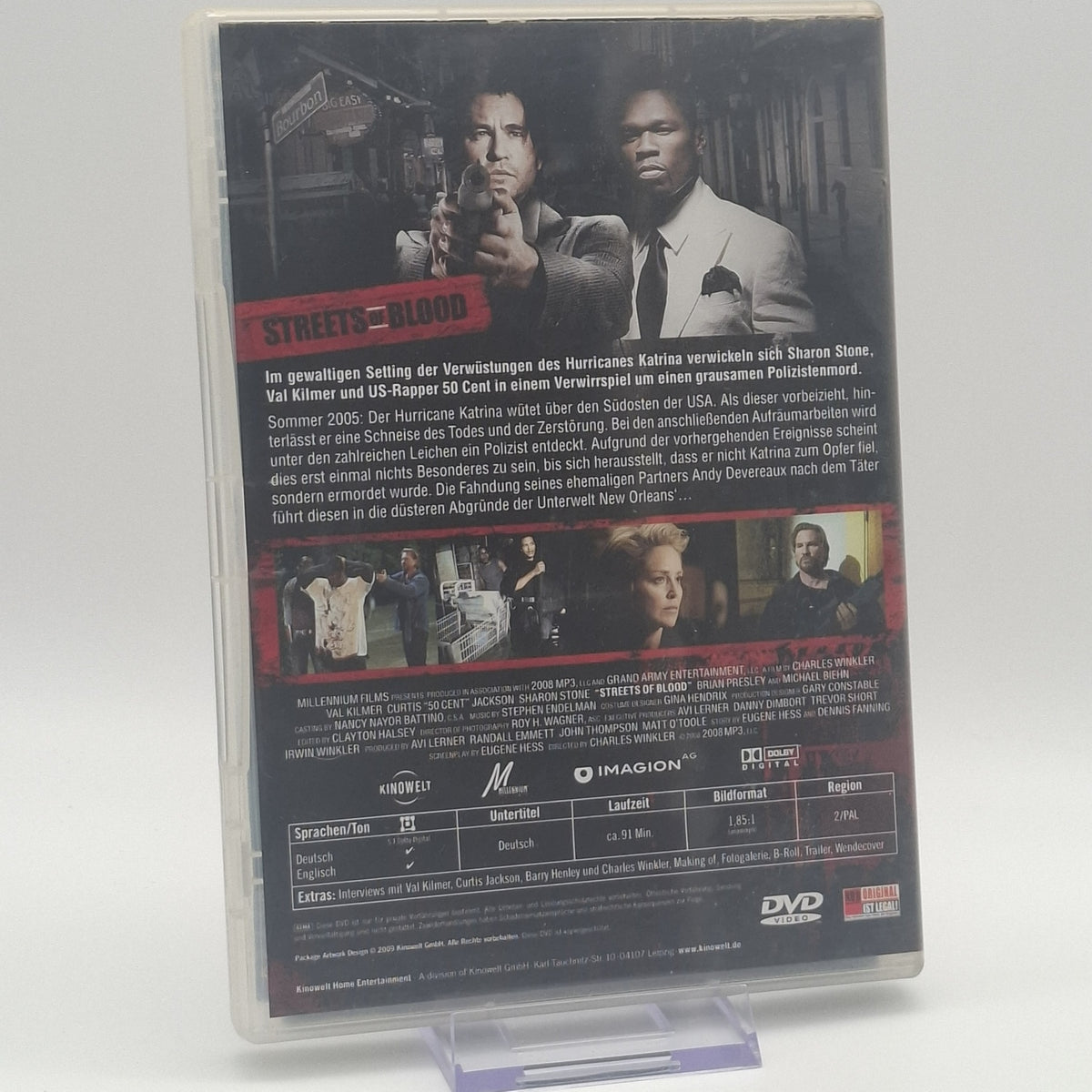 Streets of Blood - Val Kilmer, 50 Cent, Sharon Stone - DVD - Zustand Sehr Gut