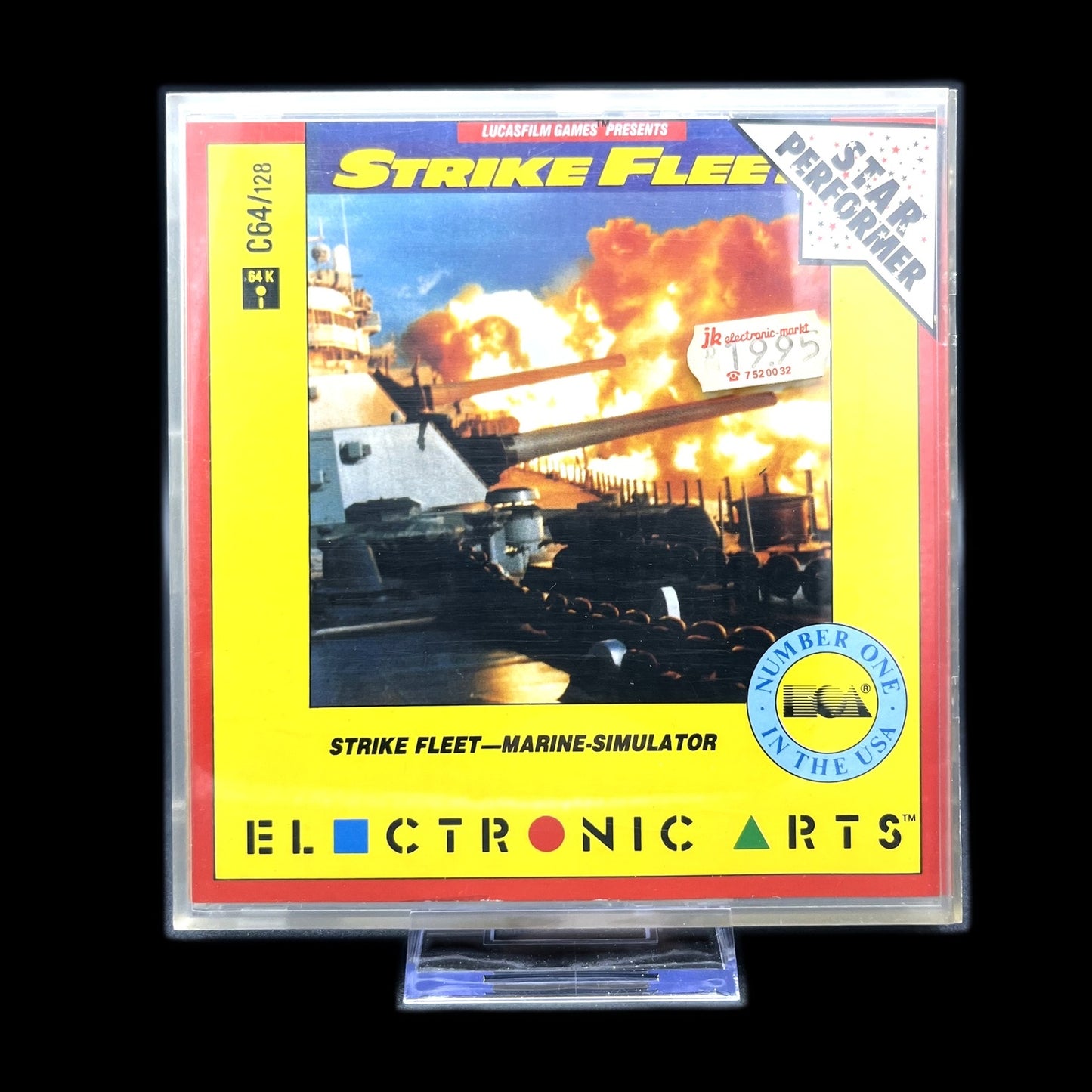Strike Fleet - Commodore 64 (C64) - Complete in Box - PAL - deutsch - Gebraucht