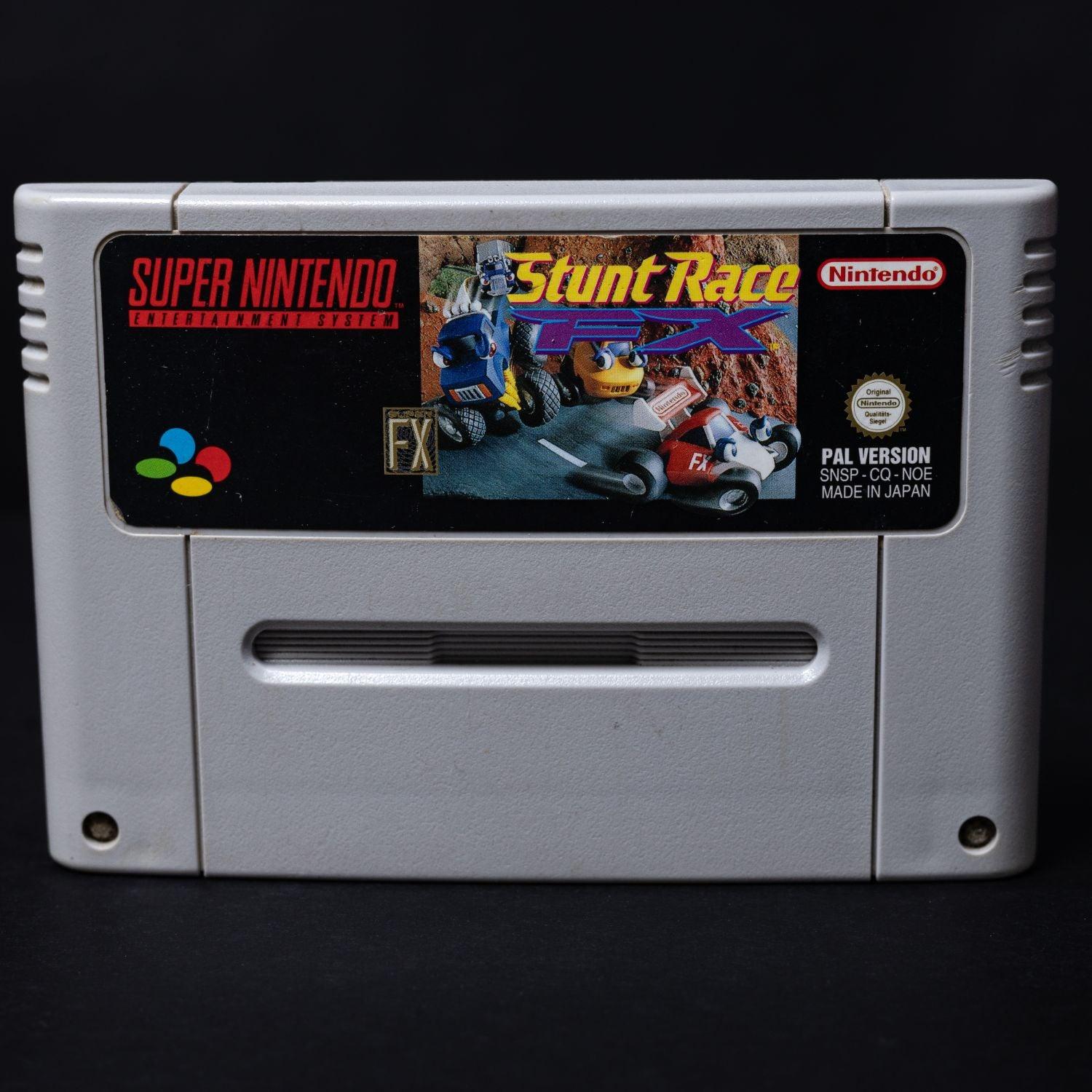 stunt-race-fx-super-nintendo-snes-pal-de-nur-modul-zustand-okay - Utopia Collectibles