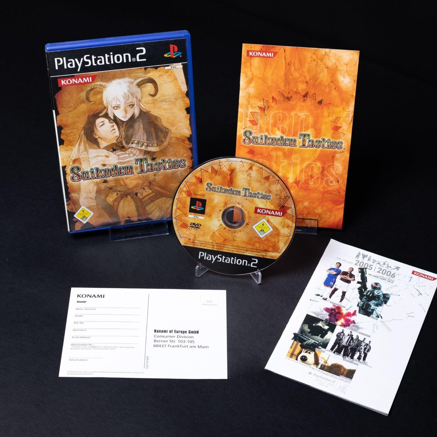 Suikoden Tactics - Playstation 2 PS2 CiB mit Anleitung + Beilagen - Top Zustand