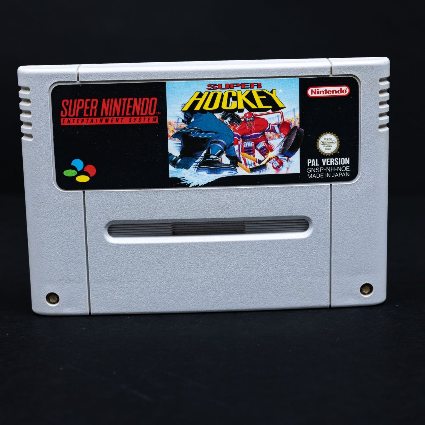 Super Hockey - Super Nintendo (SNES) - PAL/DE - Nur Modul - Zustand Sehr Gut