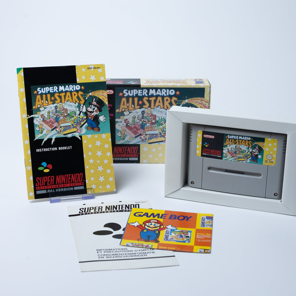 Super Mario All Stars - Super Nintendo SNES - PAL/UK - CiB - Zustand Sehr Gut