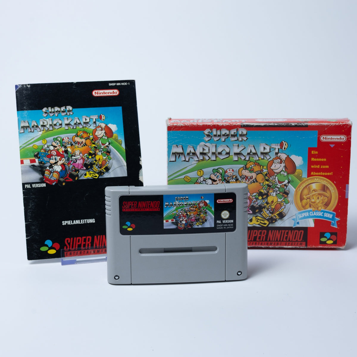 Super Mario Kart - Super Nintendo SNES - PAL - mit OVP & Anleitung - Zustand Gut