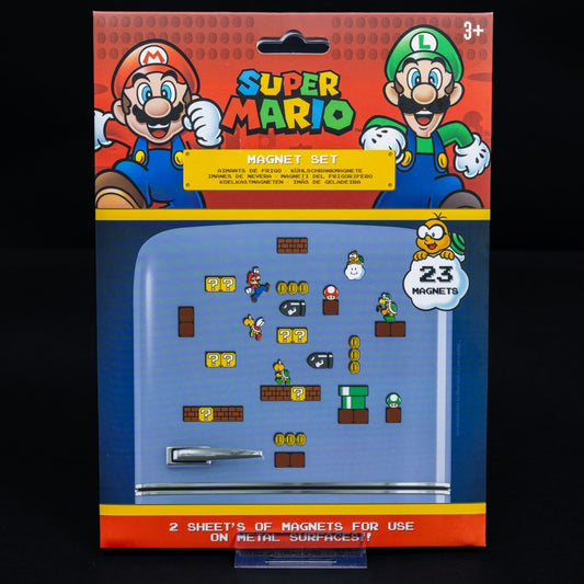 Super Mario Magnet Set - 23 Kühlschrank-Magnete - NEU