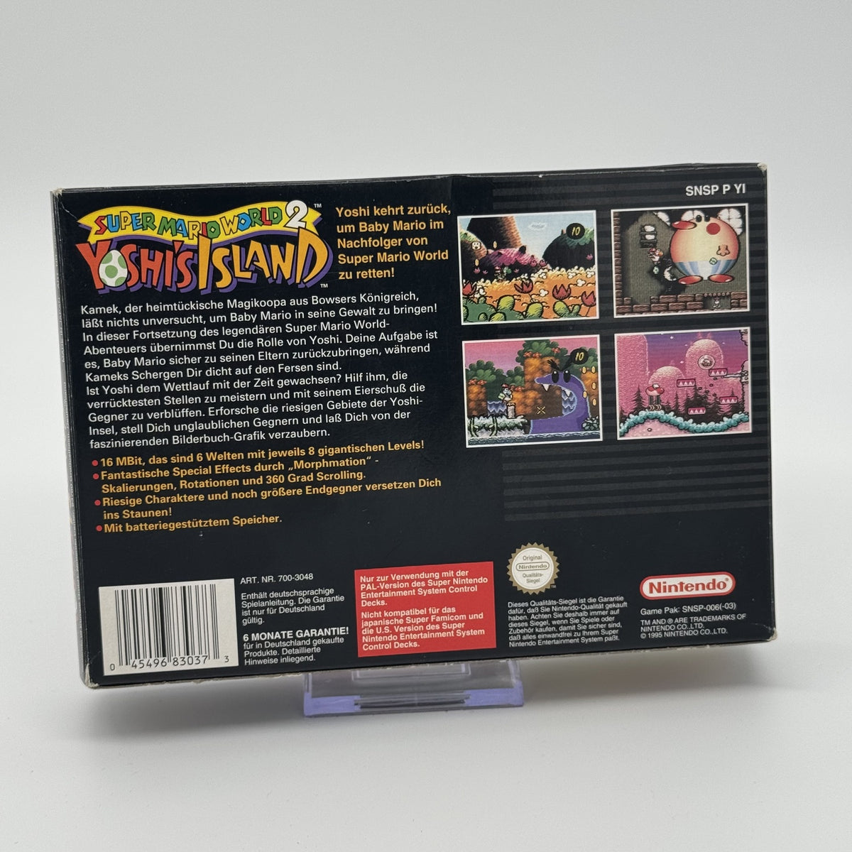 Super Mario World 2 - Yoshi's Island - SNES - CiB - PAL/DE - Zustand Sehr Gut
